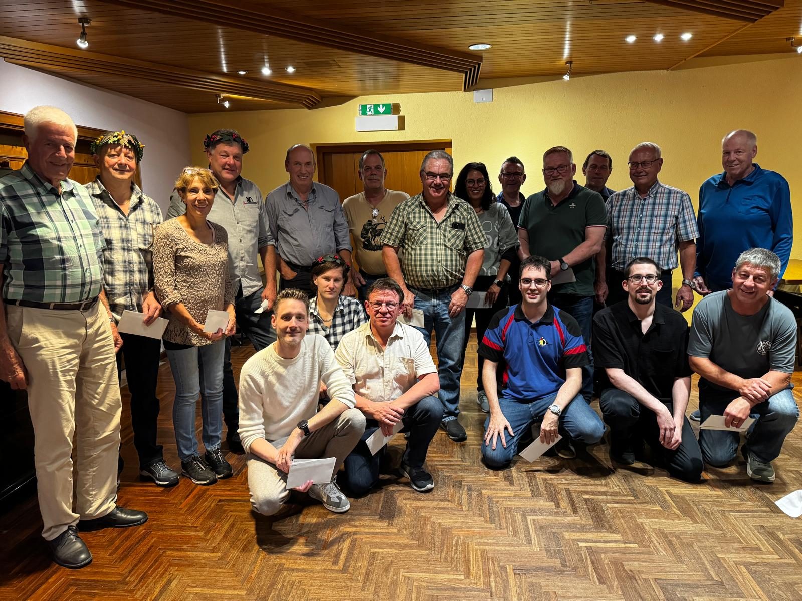 Gruppenfoto vom Absenden 2026