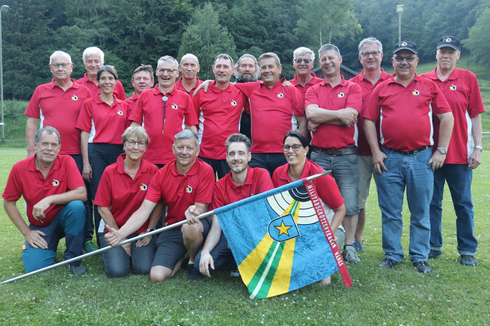 Gruppenfoto am Walliser Kantonalschützenfest 2023